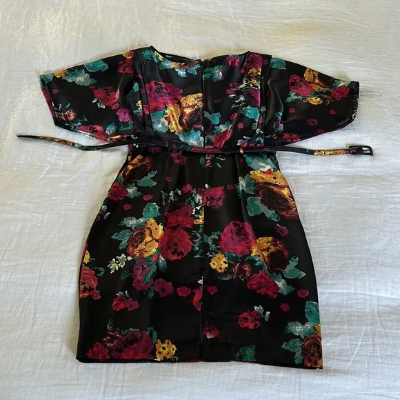 🌟 Catherine Malandrino Floral Belted Dress, Size 2 - Picture 6 of 10
